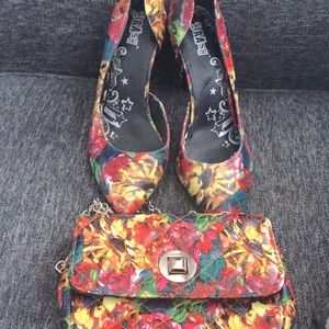 Purse and shoes combo size 10